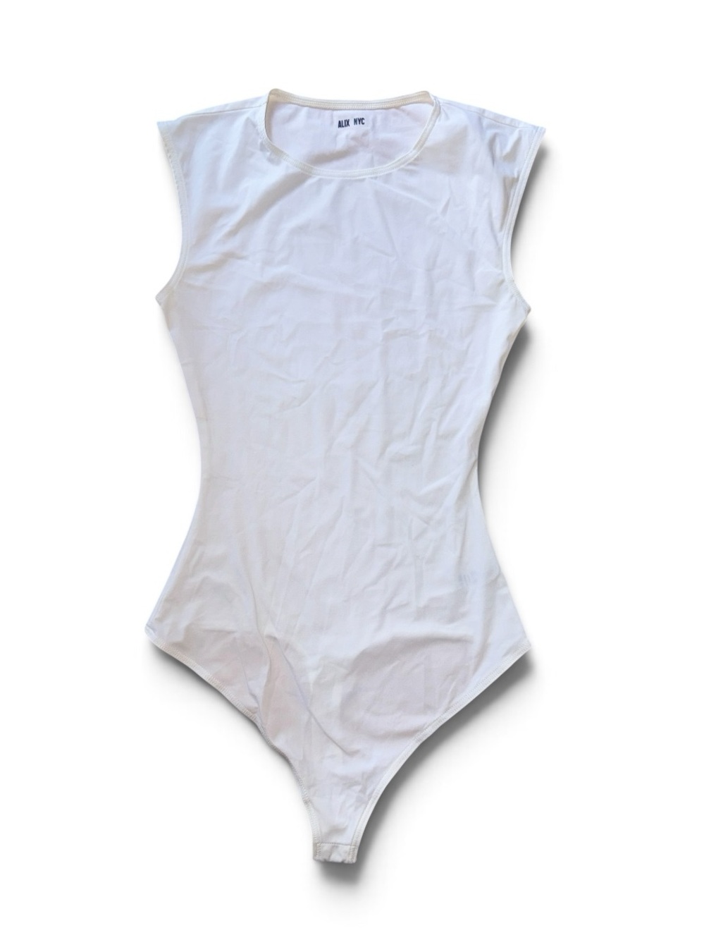ALIX NYC White Sleeveless Bodysuit - XS